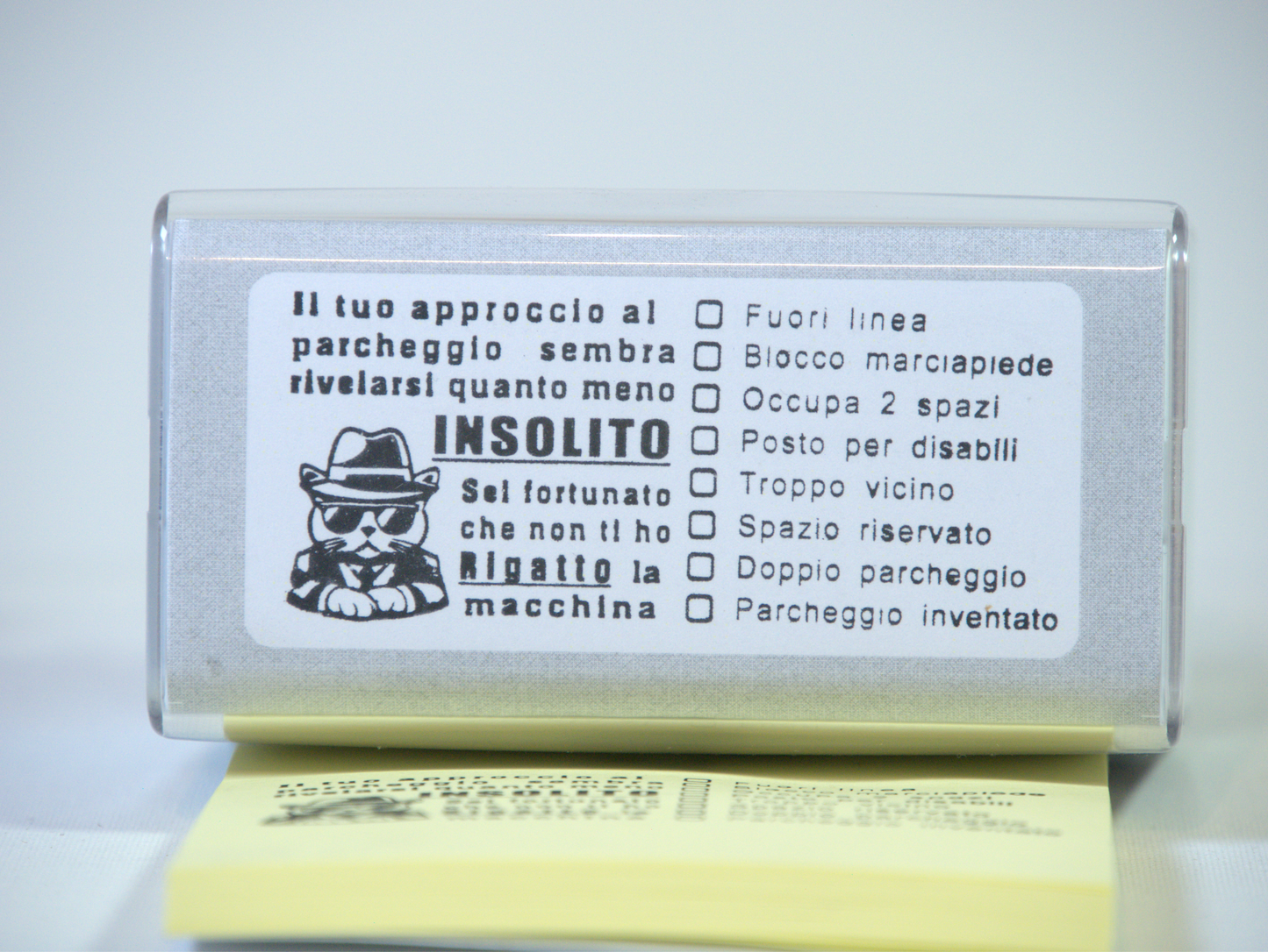 Timbro Parcheggio Insolito